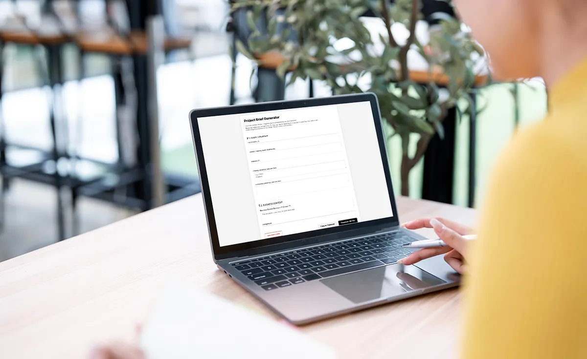 ตัวสร้างบรีฟและข้อเสนอจากข้อมูลรับบรีฟ